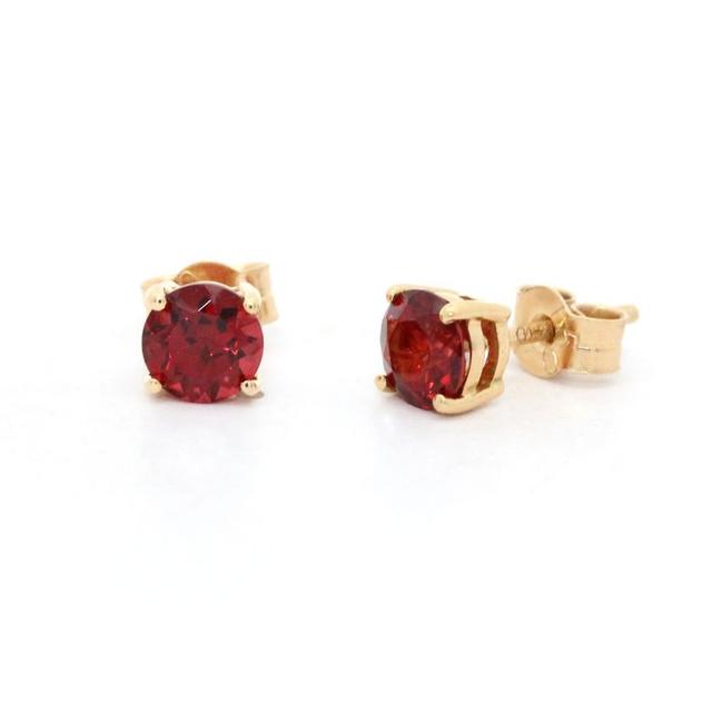 Garnet Stud Earrings